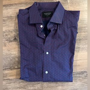Mens Button Down Party shirt in dotted print